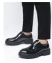 Men's Dress Shoes Leather Brogue Platform Heel 10CM Lace-up Wedding_vogvips.com
