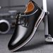 2025 New Korean Edition Lace Up Genuine Breathable Casual Leather Men's Trendy Shoes_vogvips.com