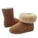 5825 Sheepskin Integrated Snow Boots For Women, Mid-Calf, Winter Warm Thickened Wool Boots, Northeast Non-Slip Cotton_vogvips.com