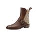 Women's Shoes Thick Heel Short Boots Retro Chelsea Boots Medium Heel Fashion Boots Slim Boots Drop Shipping_vogvips.com