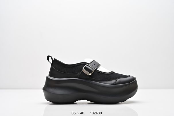 Mary Jane Shoes, Women's Slimming, Thick Soled, Height Increasing Casual Sports Shoes, White Shoes, Mesh, Dad Shoes_vogvips.com