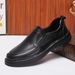 New leather hand stitched men's overstep shoes_vogvips.com