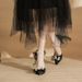 Women's Shoes Pointed Toe High Heel Sandals With Glitter And Rhinestones - Elegant Stiletto Heels For Parties, Evening Events And Special Occasions_vogvips.com