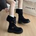 2026 Post-Apocalyptic Style Thick-Soled Height-Increasing Two-Way Martin For Women Autumn New Fashion Versatile Slimming_vogvips.com