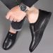 Men's Classic Casual Leather Business Comfortable Slip-On Single Fashion Versatile Shoes_vogvips.com