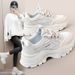 QRJ02 New 2024 Spring/Summer Versatile Dad Casual Mesh Shoes Breathable Height-Increasing Thick-Soled Women's Sneakers_vogvips.com