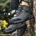Hiking Shoes Men Outdoor Lace-up Thick-soled High-top Casual Sports Shoes Men Anti-slip Durable Breathable Ankle Boots Men_vogvips.com