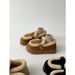 Black Non-Slip Thick-Soled Snow Boots For Women 2025 New Style Outdoor Winter Height-Increasing Warm_vogvips.com