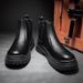 European Warm Series 2021 Autumn Winter New High-top Martin Lace-up Casual Men's Shoes Big Head Workwear Outdoor Leather Boots_vogvips.com