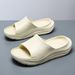 Thick Soled Slippers With Men's EVA Anti Slip, Wear-resistant, Height Increasing, Straight Drag, High-end Feel,_vogvips.com