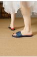 2025 Summer Fashion New Low Heel Round Toe Flat Shoes Sandals Non-Slip Women's Slippers_vogvips.com