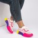 Women's Big Size Sports Shoes Color Block Lace-Up Casual Footwear Synthetic Upper Other Toe Shape No Shoe Box Included_vogvips.com