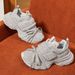 Women S Fashion Sneakers With Rhinestones Slip On Design Thick Platform Sole Breathable Comfortable For Wear Casual_vogvips.com