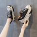 Dad With Leather Upper, Popular In Autumn, 2025 New Model For Women, Retro, Lightweight, Height-increasing, Casual_vogvips.com