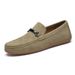 Leather Anti-velvet Leather Beanie Shoes Men's Casual Shoes Driver Shoes Large Size_vogvips.com