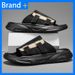 Men Sandals Comfortable Soft Elastic Flat Bottom Outdoor Walking Casual 2026 New Summer Open Toed Breathable Beach Shoes_vogvips.com