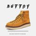 Retro Martin Boots High-end Men's Boots Thick-soled Heightening Leather Shoes Casual Tooling Style High-top Board Shoes_vogvips.com