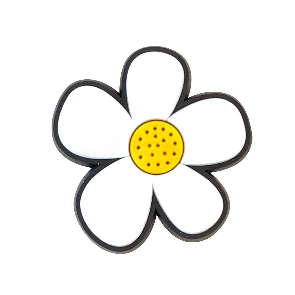 New Cute Little Fresh Flowers Sunflower Shoes Flower Shoe Buckle Small Daisy Shoes Accessories Accessories_vogvips.com