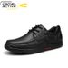 German Camel Dynamic Casual Leather Men, Autumn Soft Sole Top Layer Cowhide, Black Dad Shoes For Fall And Winter_vogvips.com