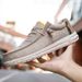 Suitable For All Seasons Plus Slip-On Loafers Lightweight Breathable Canvas Size 48 Lazy Loose Casual Shoes_vogvips.com