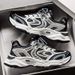 Men's Breathable Mesh Sneakers Fashion Thick Sole Casual Dad Shoes Trendy Lightweight Comfortable Lace Up Walking Running Athletic Shoes_vogvips.com