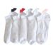 Socks Small Wings Mesh Boat Socks Women's Sports Socks Summer Sweat Absorbent Black And White Running Socks Women's Cute Student Cotton Socks_vogvips.com