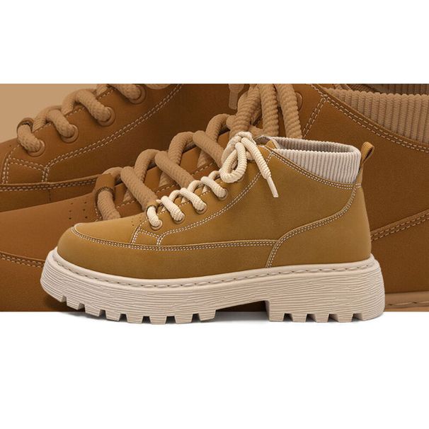 European Warm Series Universal Wasteland Style Sneakers For Men Spring Versatile Breathable Casual Height Increasing Wear-resistant Sports_vogvips.com