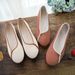 Flat Cloth New Oxford Soles, Walking And Leisure Women's Solid Color Tea Clothes, Single Shoes, Mother's Shoes_vogvips.com