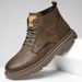 Wangjia Men's Martin 2023 New Winter Plush Thickened Cotton Shoes Casual Trendy High-top Versatile Warm Boots_vogvips.com