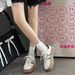 Matte Genuine Leather Training For Women In Spring 2025, New Student Thick Soled Board Shoes, Simple And Versatile_vogvips.com