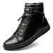 European Warm Series High-top Martin Men, First Layer Cowhide, Boots For Autumn And Winter, Fleece-lined Cotton British Style, Chunky Work_vogvips.com