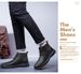 Men's Cotton Shoes Velvet Leather Boots Snow Boots Trendy Martin Boots Large Size Men's Shoes_vogvips.com