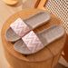 Summer Linen Slippers Women Home Floor Anti-slip Slides Ladies Comfortable Slippers Flat Shoes Female Zapatos Mujer_vogvips.com