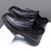 Cuishenhao Cross-Border Casual Business Formal British Style Men's Suit Simple Black Soft Leather Shoes Sneakers_vogvips.com