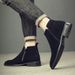 Men's Shoes Fleece Short Boots Leather Martin Boots Men's Medium Top Leather Shoes Men's Chelsea Boots Men's Boots Tide_vogvips.com