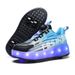 Maishuhu Children's Roller For Girls With Wheels Boys Four-Wheel Youth Glowing Skate Shoes_vogvips.com