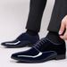 Formal Business Leather Lightweight Trendy Men's Single Low-top British Pointed Toe Wedding Groom Shoes_vogvips.com