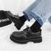 Instagram Summer Youth Small Leather Shoes Breathable British Style Versatile Casual Round Head Thick Sole Heightened_vogvips.com