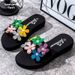 Anti-slip, Comfortable, Thickened Princess-style Floral Women's Slip-on Sandals, Ultra-light, Trendy, Home-friendly,_vogvips.com