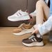 Platform Shoes Female Maillard Female Student Leisure Sports Versatile Board Shoes Street Shot_vogvips.com