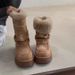 Wool Version ~ Niche Snowflake Design Thick-Soled Fashionable Snow For Women Suede Wrinkled Winter Warm Fleece-Lined_vogvips.com