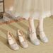 2026 Women's Square-Toed High Heels With Chunky Heel Strap, French Fairy Style, Elegant And Sexy, Waterproof Platform_vogvips.com