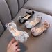 Baby Little CuHK Children's Bow Bright Diamond Single Shoes Dance Performance_vogvips.com