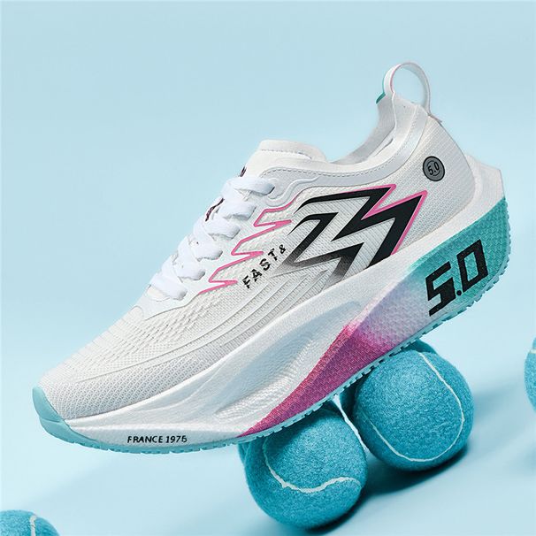 Men's Sports Shoes Cushioning Non-Slip Flat Wear Resistant Sneakers Mesh Breathable Platform Soft Running Shoes For Man_vogvips.com