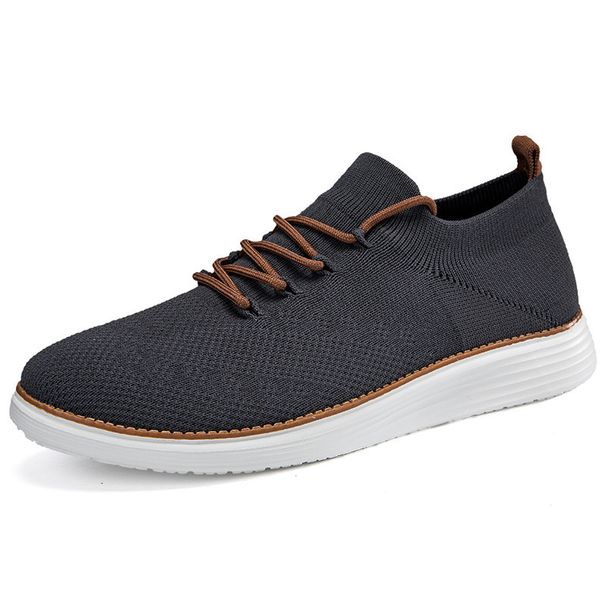 Euro Step 2025 Spring New Lightweight Lace-up Casual Breathable Loafers Men's Large Size Sports Shoes_vogvips.com