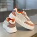 Summer Breathable Woven Mesh Versatile Sports Casual Trendy Shoes Men's Non-Slip Thick Sole Height Increasing White_vogvips.com