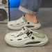 A Pair Of Clogs, Summer New Wear-Resistant, Non-Slip Sports Beach Shoes, Soft-Soled Comfortable Men's Shoes For Driving_vogvips.com