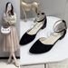 Trendy Foreign Trade Chunky Heel Hollow 2024 Summer New Korean Style Buckle Women's Shoes Cross-Border Fashion Sandals_vogvips.com