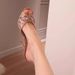 2026 New Open-Toe Fish-Mouth Mesh Embroidered Nude Color Mid-Heel Women's Vintage Style Outdoor Thin-Heel High-Heel_vogvips.com