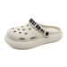 Men's Summer Slippers Outdoor Wear Thick Sole Breathable Non-Slip Closed Toe EVA Sandals Odor Resistant Height Increasing Slip-On Shoes_vogvips.com